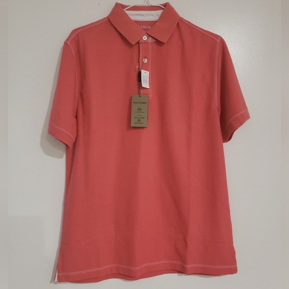 1405- JoS A Bank Traveler Men's Polo Size M NWT - Picture 1 of 6